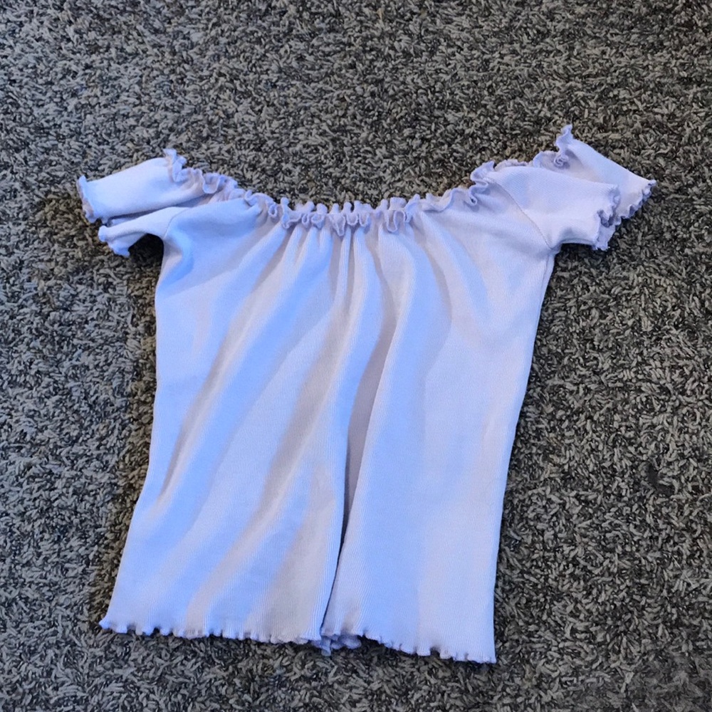 Brandy Melville, Frilly Off the shoulder top!